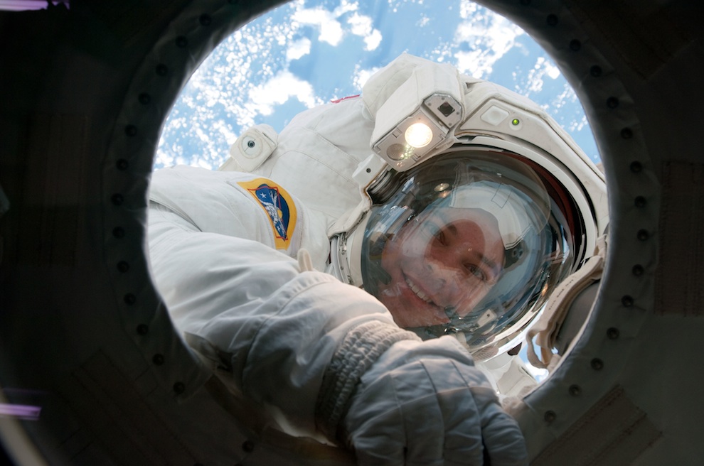 St. Louis astronaut Bob Behnken returns from one of his many spacewalks.