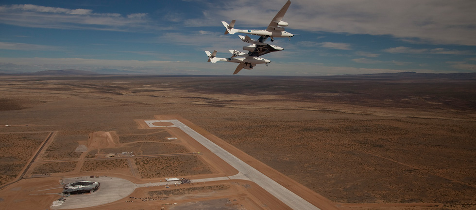 Approach to Spaceport America