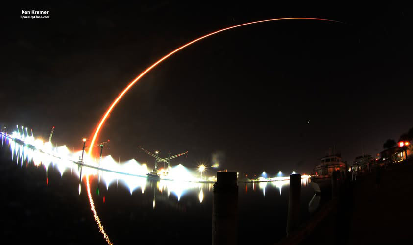 100th launch timelaspe photo