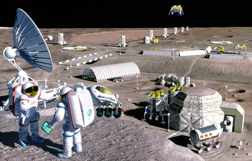 1994 lunar base studies LUNOX