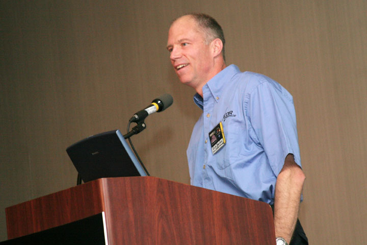 NASA Astronaut and Space Shuttle Commander Colonel Rick Searfoss at 2006 International Space Development Conference