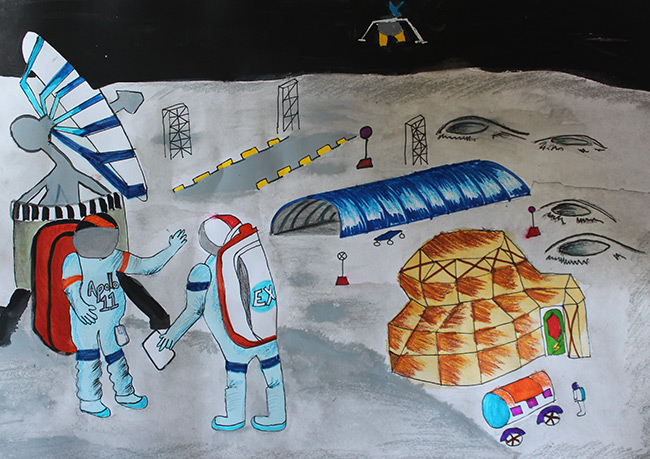 2015 Student Space Art Contest Base Camp