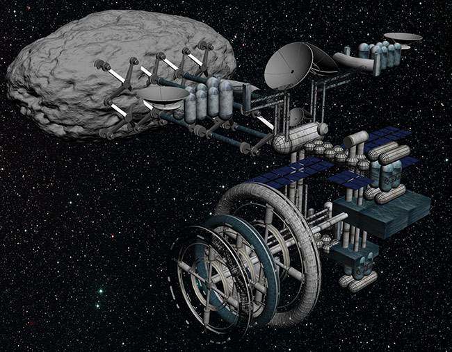 2013 student art contest asteroid mining module 650