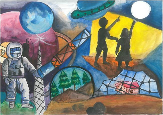 2015 student space art contest giving life 650