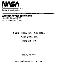 criswell extraterrestrial materials processing 200