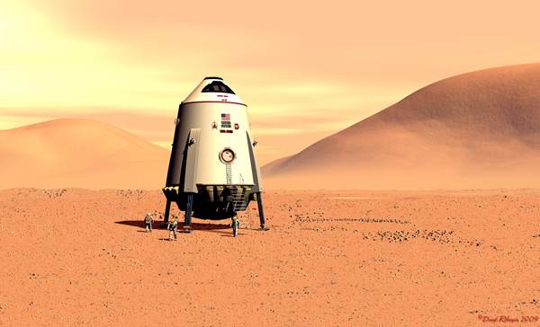 Robinson Mars Lander Ares