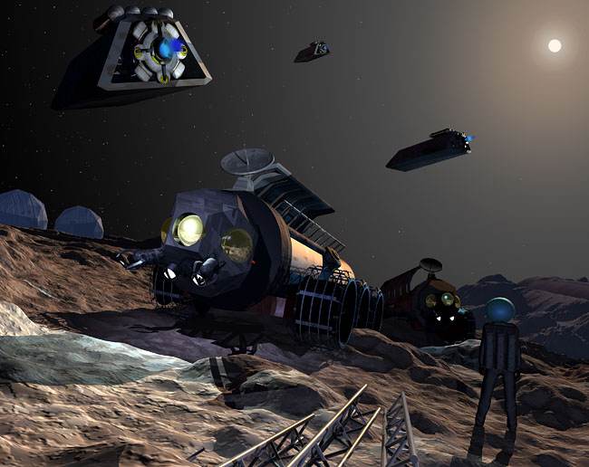 Space Art Contest Asteroid Settlement Ida