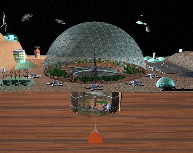 Space Art Contest Biodome City