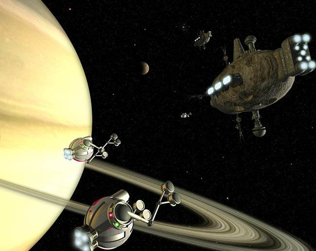 Space Art Contest Saturn Prospectors