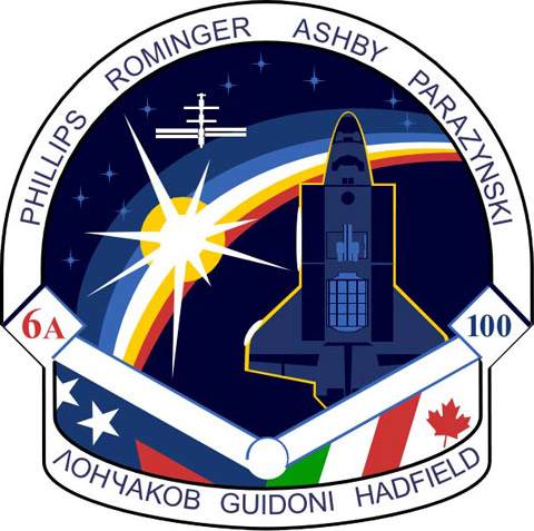 Space Shuttle Sts 100 Patch
