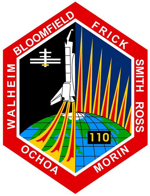 Space Shuttle STS 110 Patch
