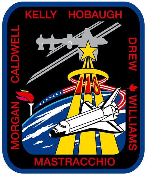 space shuttle sts 118 patch