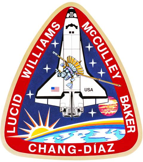 space shuttle sts 34 mission patch