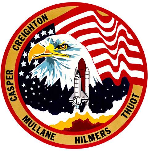 space shuttle sts 36 mission patch
