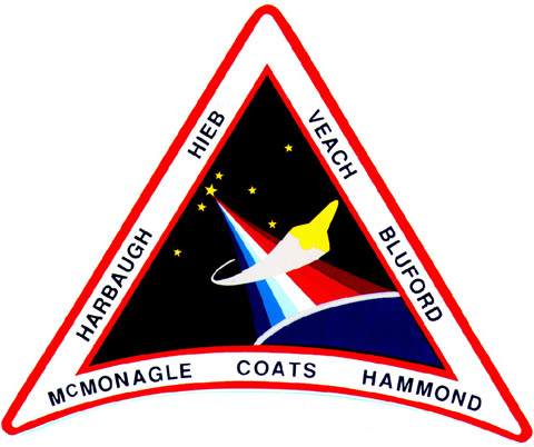 space shuttle sts 39 mission patch
