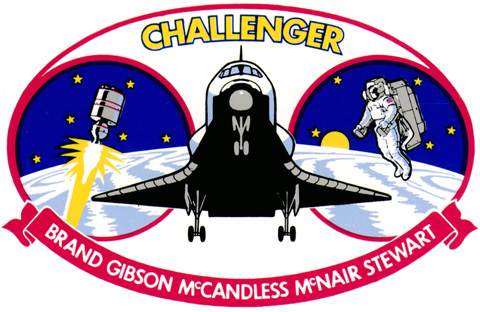 space shuttle sts 41b mission patch