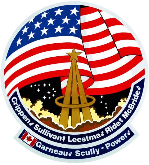 space shuttle sts 41g mission patch