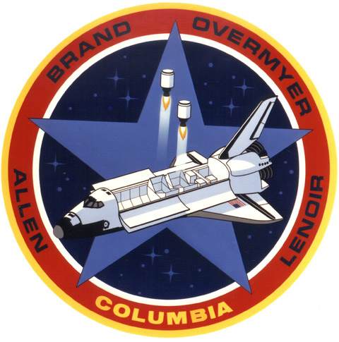 space shuttle sts 5 mission patch