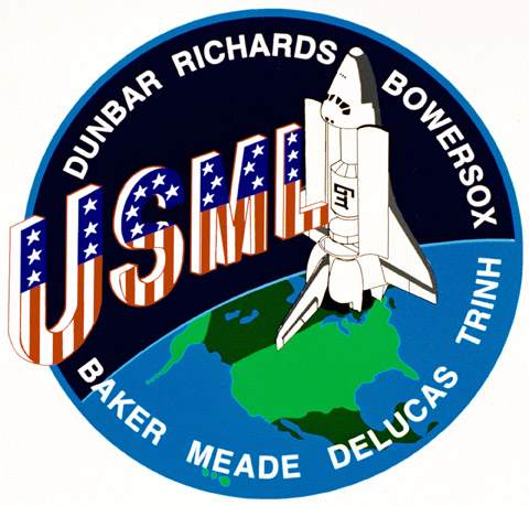 space shuttle sts 50 mission patch