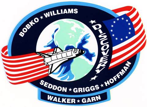 space shuttle sts 51d mission patch