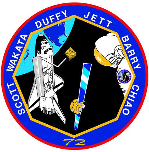 space shuttle sts 72 patch
