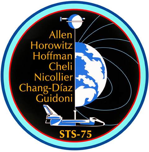 space shuttle sts 75 patch