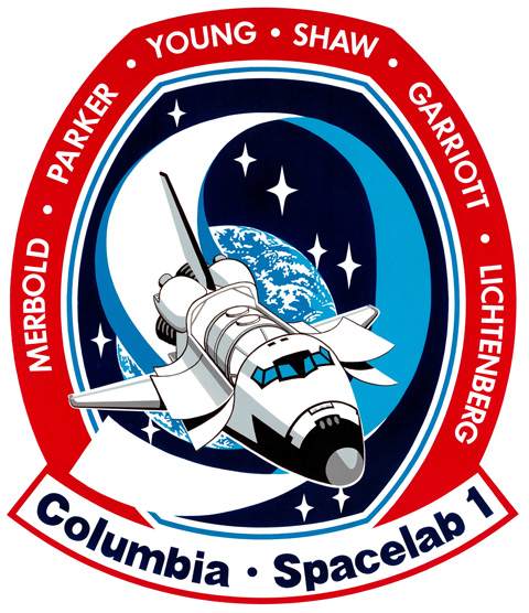 space shuttle sts 9 mission patch