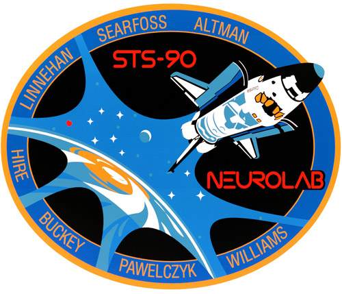 Space Shuttle Sts 90 Patch