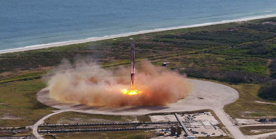 Falcon 9 CRS13 landing