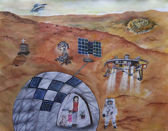 2017 student art contest The Future of Mars