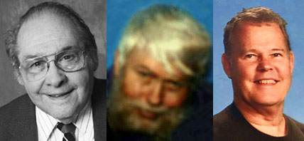 Herman Rubin, William Brophy, Don Boudeman, NSS bequest donors