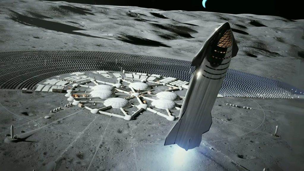 Starship lunar base