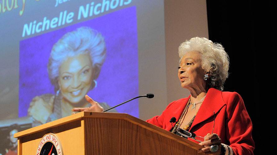Nichelle Nichols at NASA