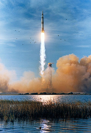 Apollo 8 liftoff
