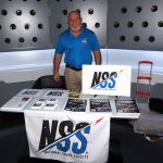 Burt at NSS table