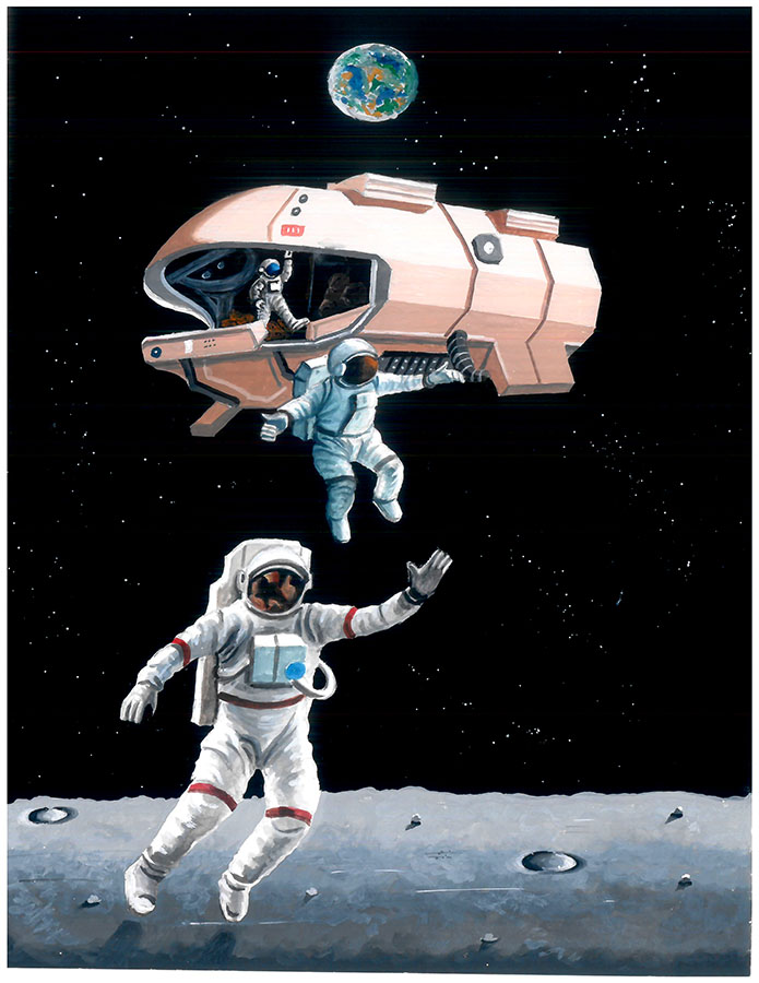 Floating in Lunar Leisure A Vacation Like No Other