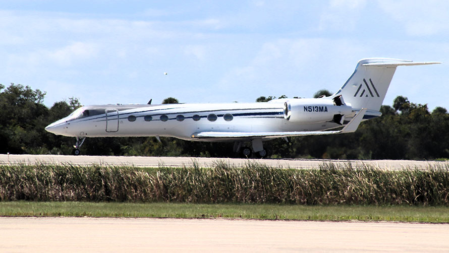 Gulfstream arrival