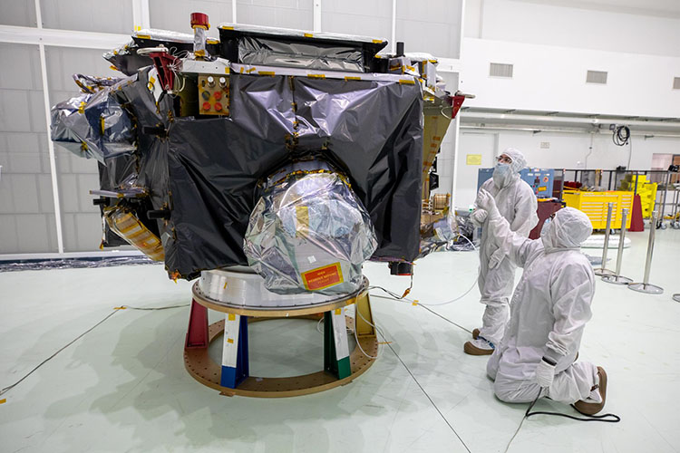 IMAP spacecraft at Astrotech IMAP spacecraft at Astrotech