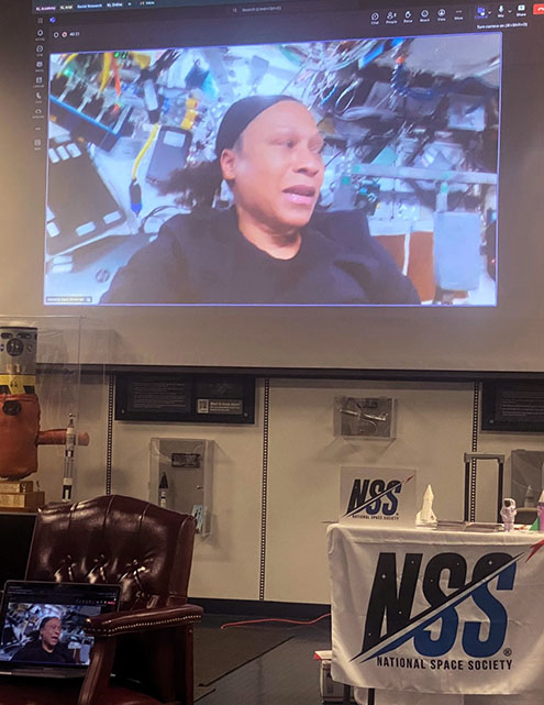 Jeanette Epps from the ISS