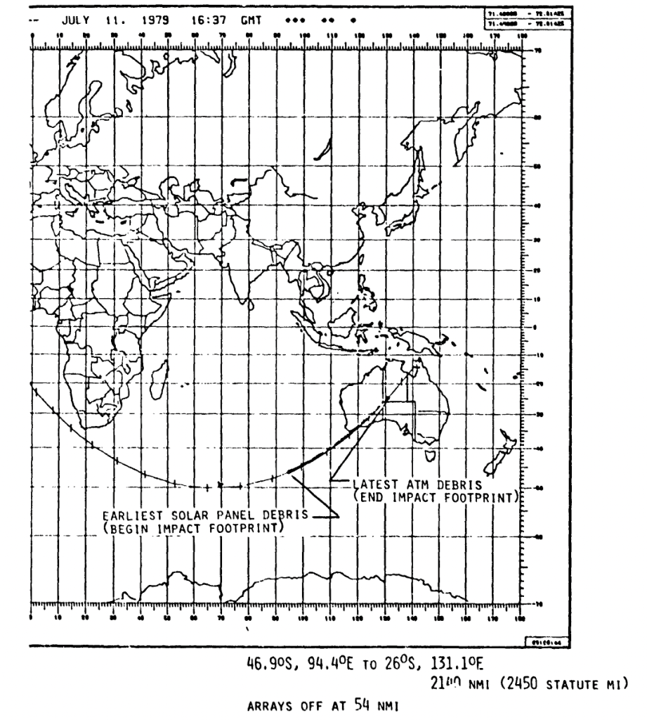 SkylabDebrisFootprint