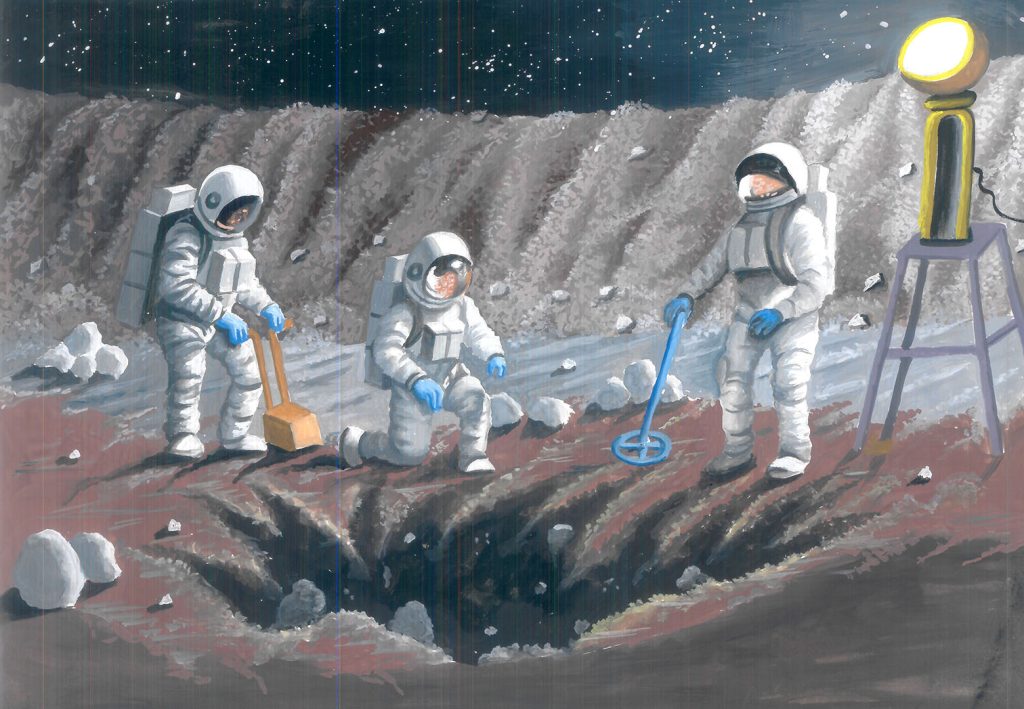 Treasure Hunt on the Moon