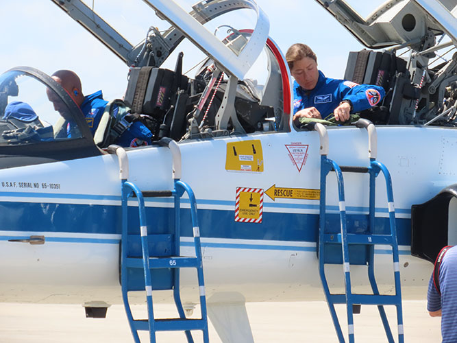 Victor and Christina Stowing Gear