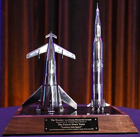 Von Braun Award Polaris Dawn