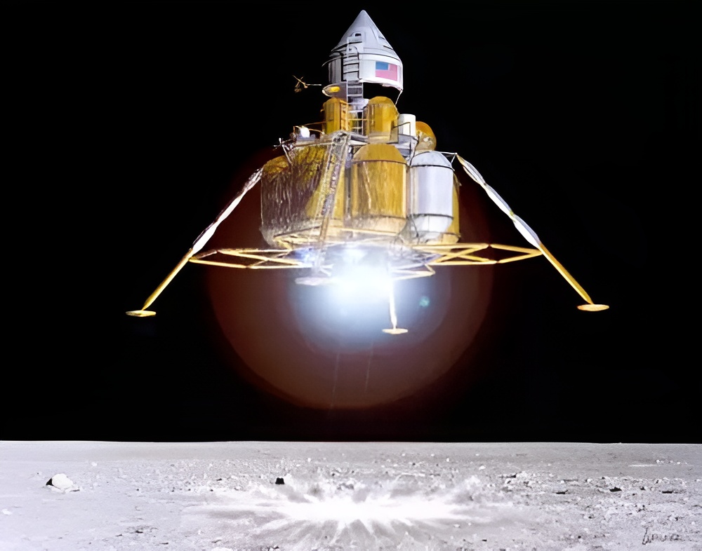 first lunar outpost landing