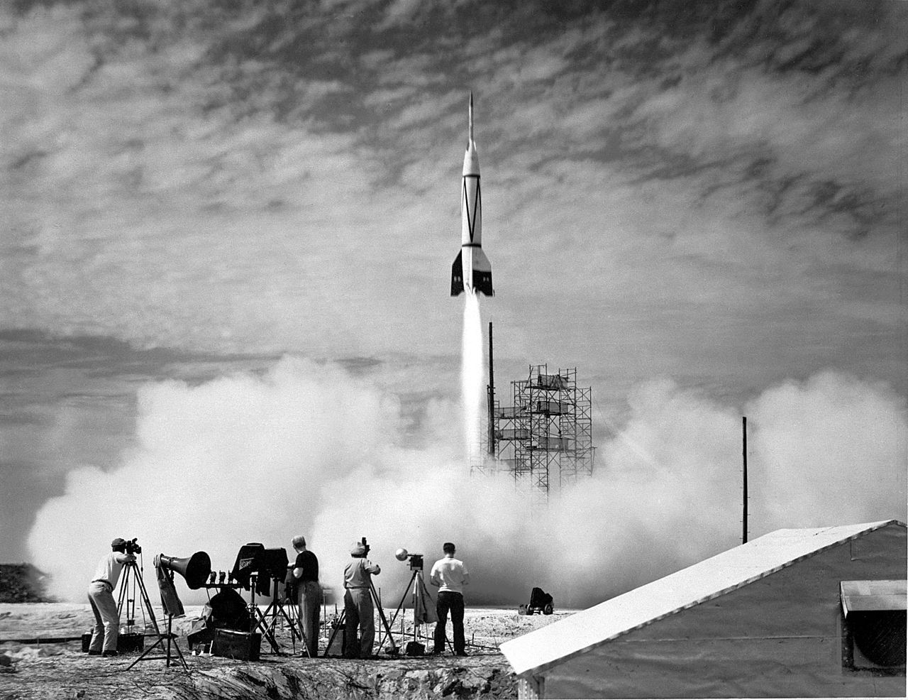 first rocket launch from the Cape