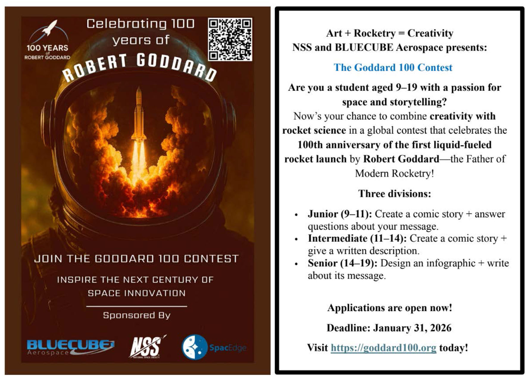goddard contest graphic