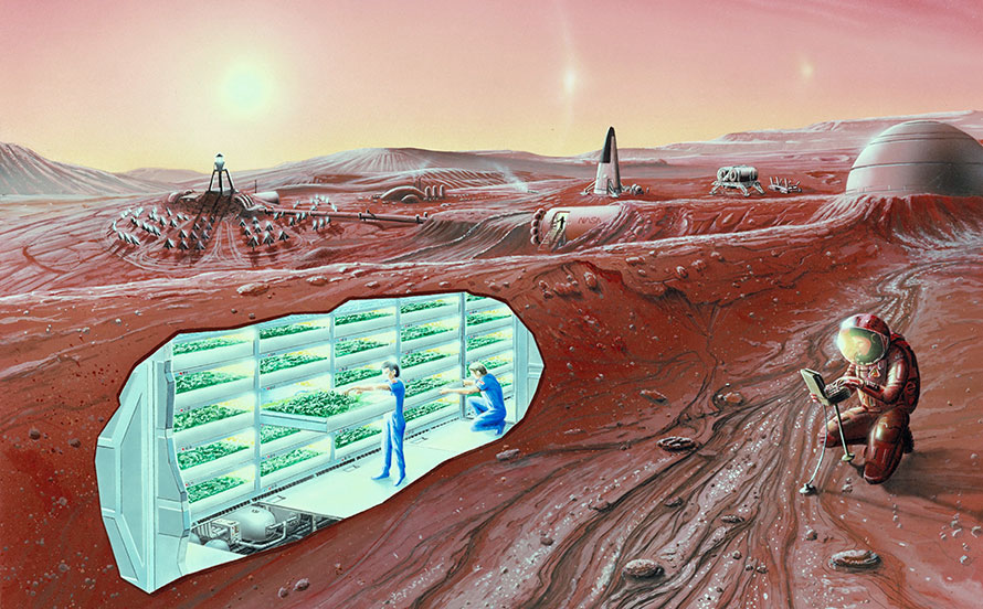 Mars settlement
