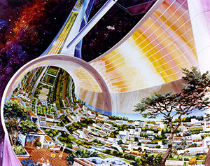 Space Settlement Milestone torus cutaway