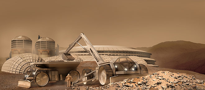Space Settlement Milestone Mars settlement construction