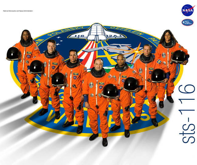 space shuttle sts 116 poster